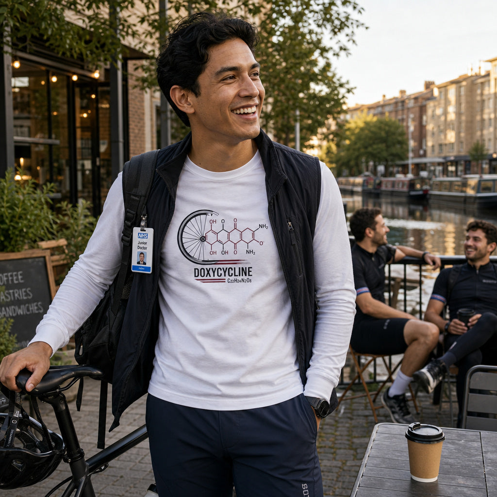 Doxycycling Doctor Graphic Long Sleeve Tee
