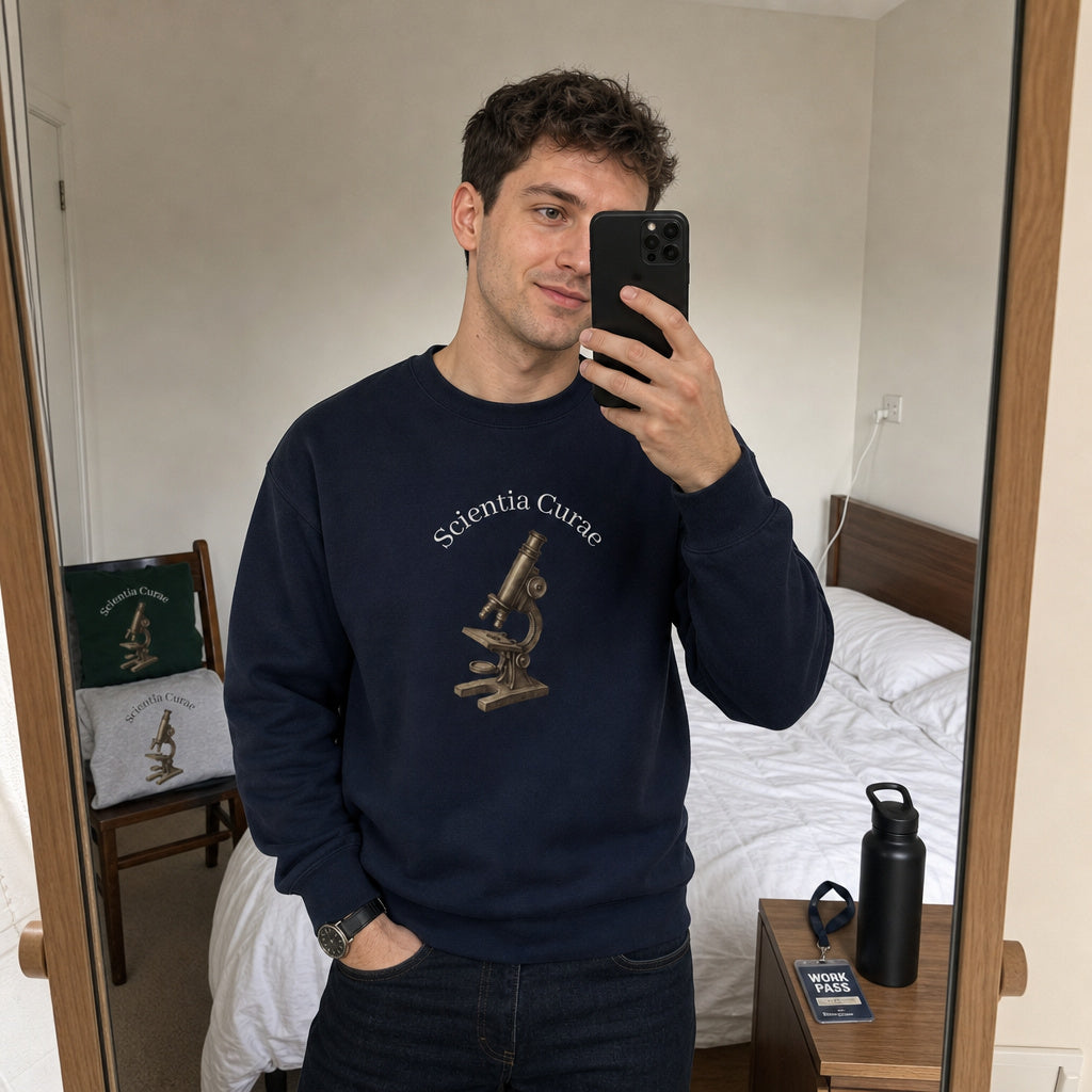 Microscope Science Curiosity Unisex Sweatshirt