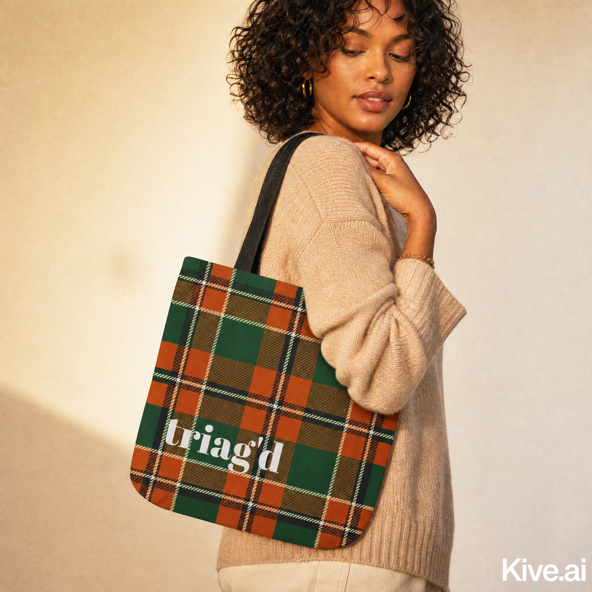 Triag'd Tartan Nurse Tote