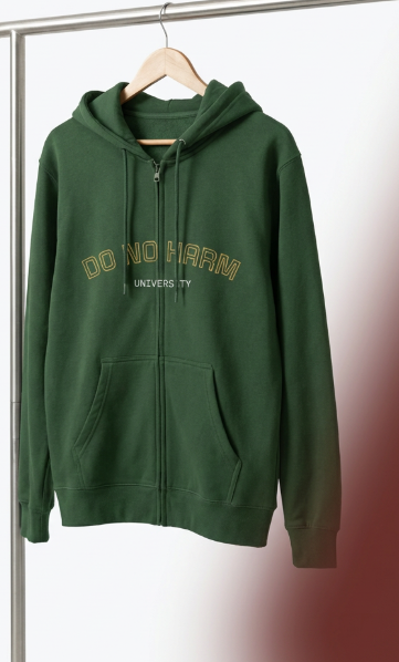 Do No Harm University Zip Hoodie Art of Medicine streetwear 6