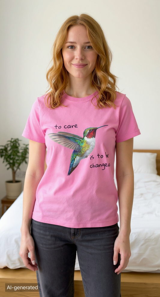 To Care is to be Changed healer support Women's T Shirt