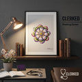 Botanical Pichia Imaginary Microbiology Fine Art Poster