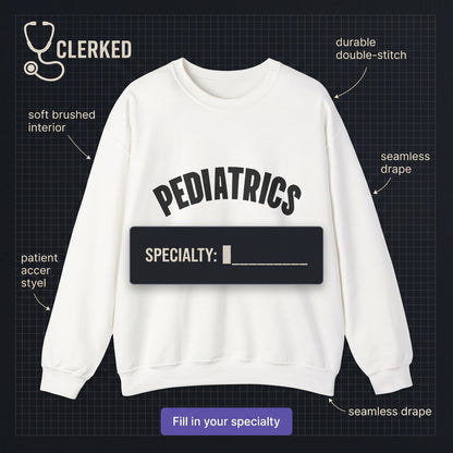 Crewneck 'SPECIALTY' Personalisable Pullover