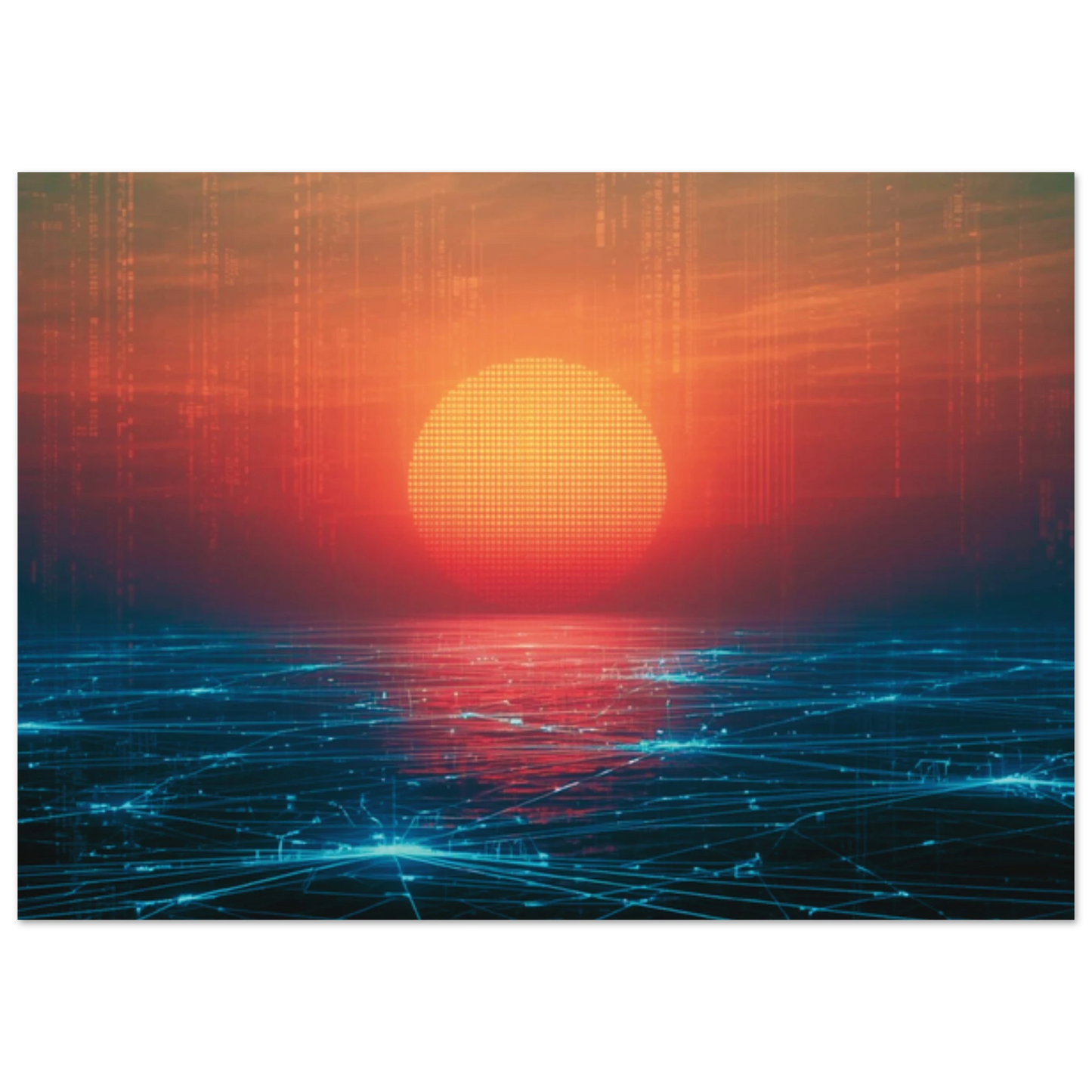 Sunrise in the Machine Garden unique doctor graduation gift