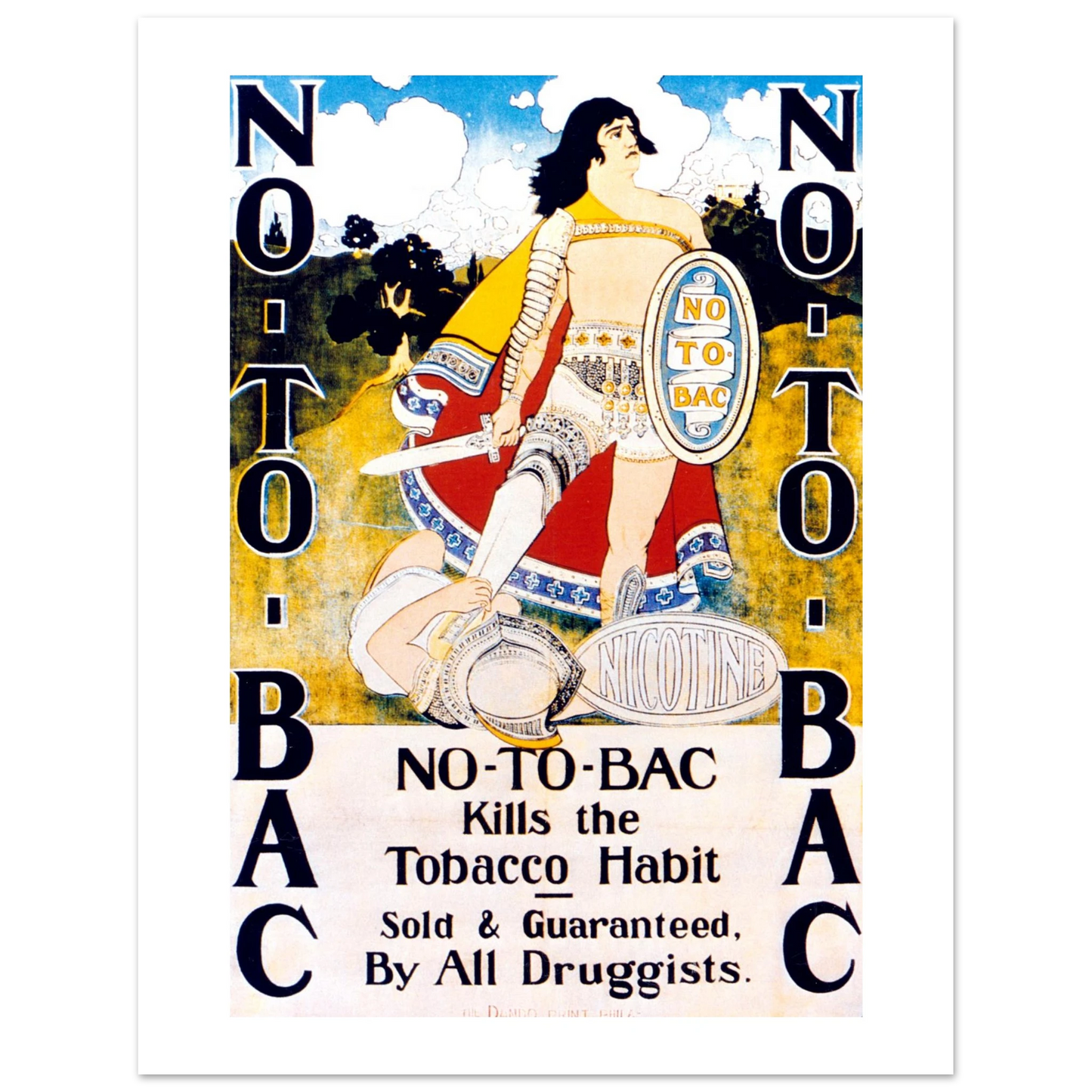 Vintage Anti-Smoking Ad Print Art of Medicine 11