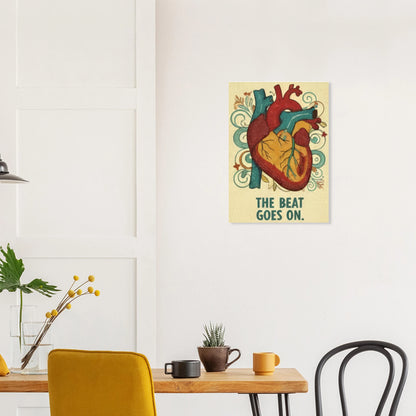 Doctors wall no3 The Beat Goes on Heart Poster view 4