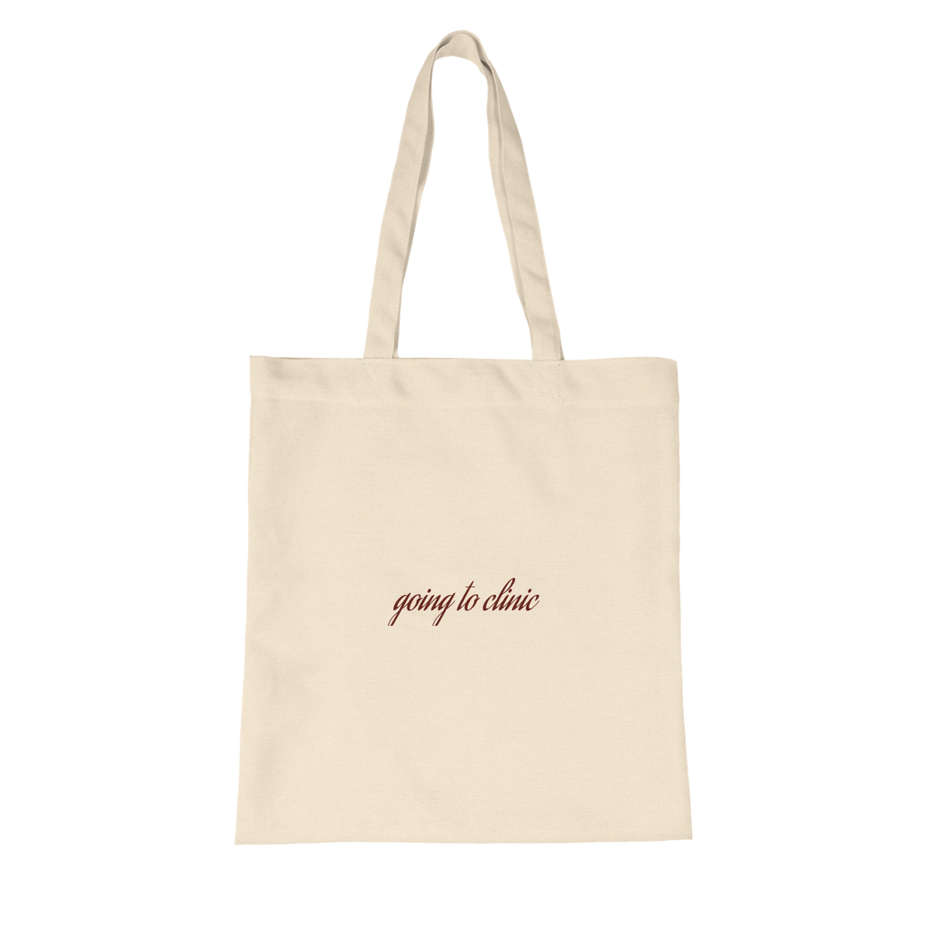Going to Clinic Tote Bag organic eco-friendly bag detail