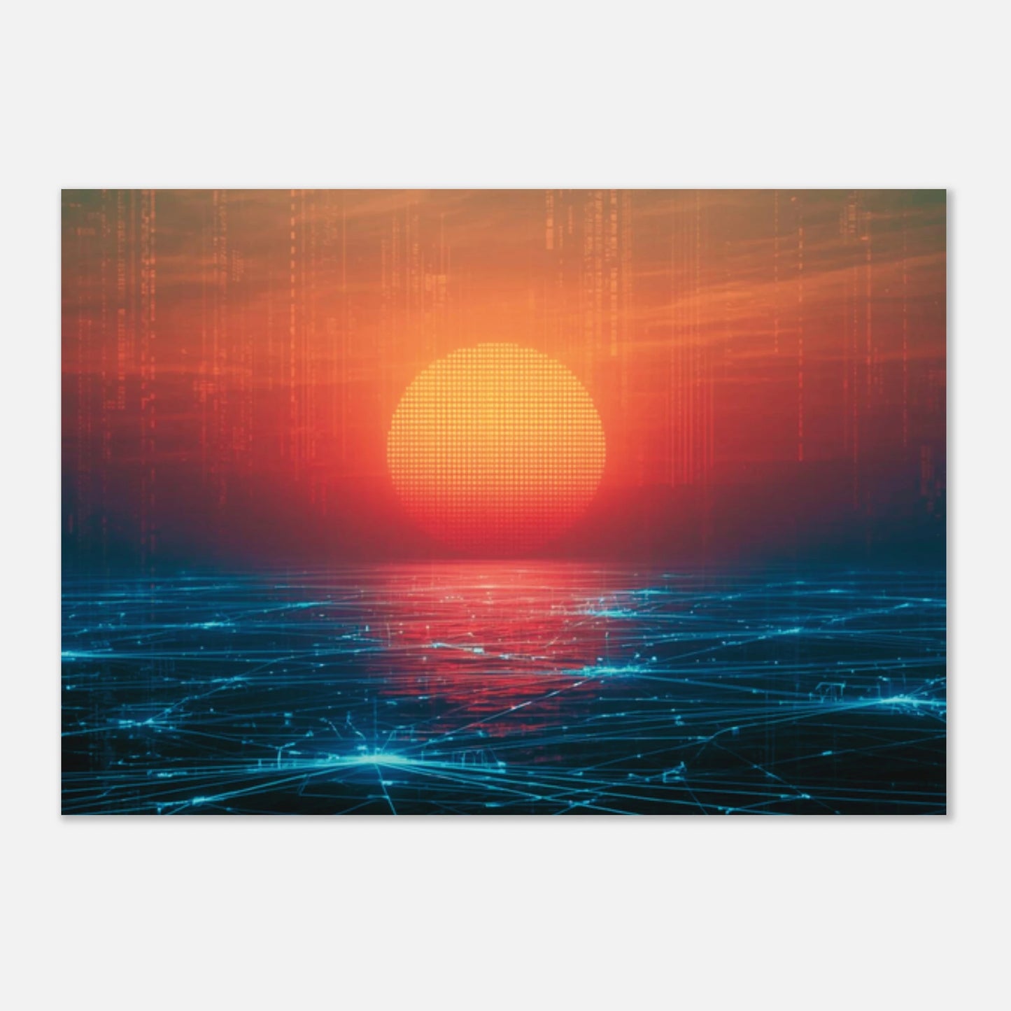 Sunrise in the Machine Garden Art of Medicine series v1