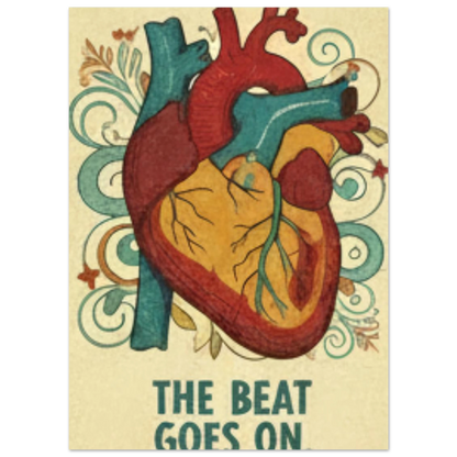 Doctors wall no3 The Beat Goes on Heart Poster view 2