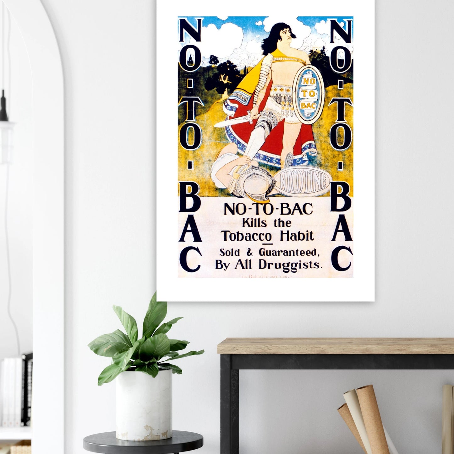 Vintage Anti-Smoking Ad Print unique medical school student gift