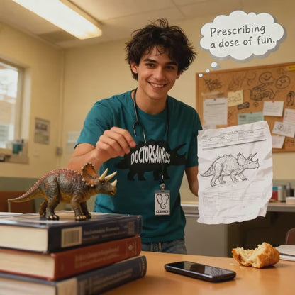 Doctorsaurus Triceratops Unisex Tee