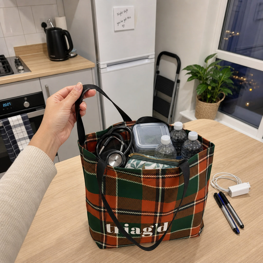 Triag'd Tartan Nurse Tote