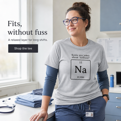 Sodium Joke Overscrubs Tee