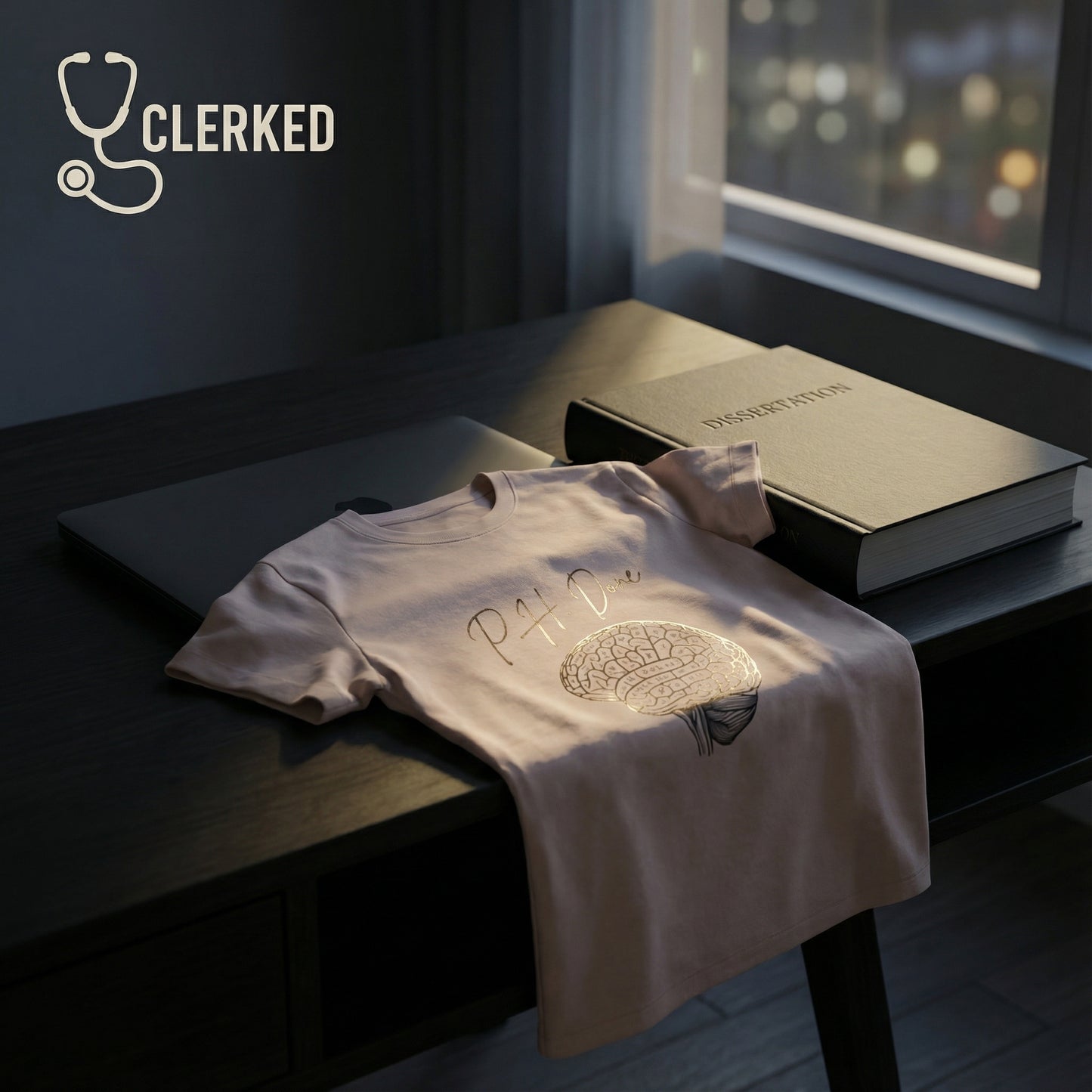 PH Done brain sketch Tee Art of Medicine apparel