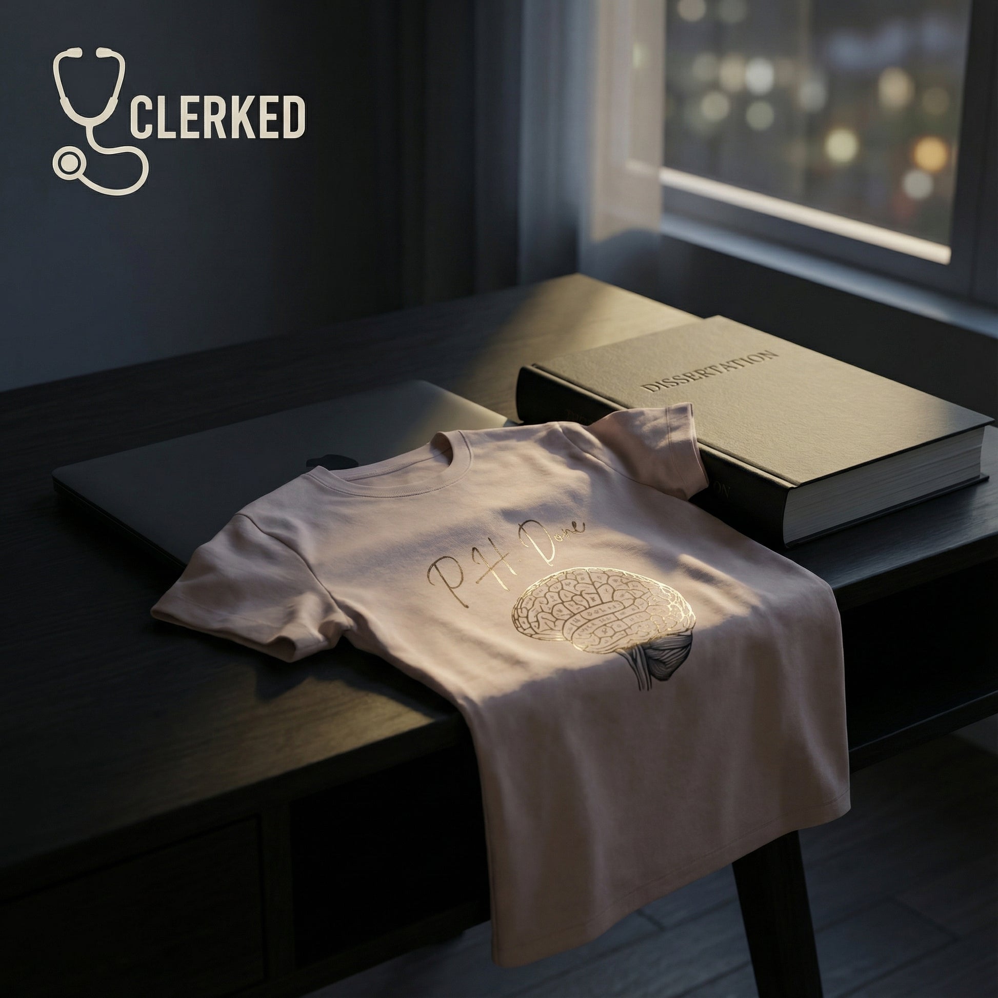 PH Done brain sketch Tee Art of Medicine apparel