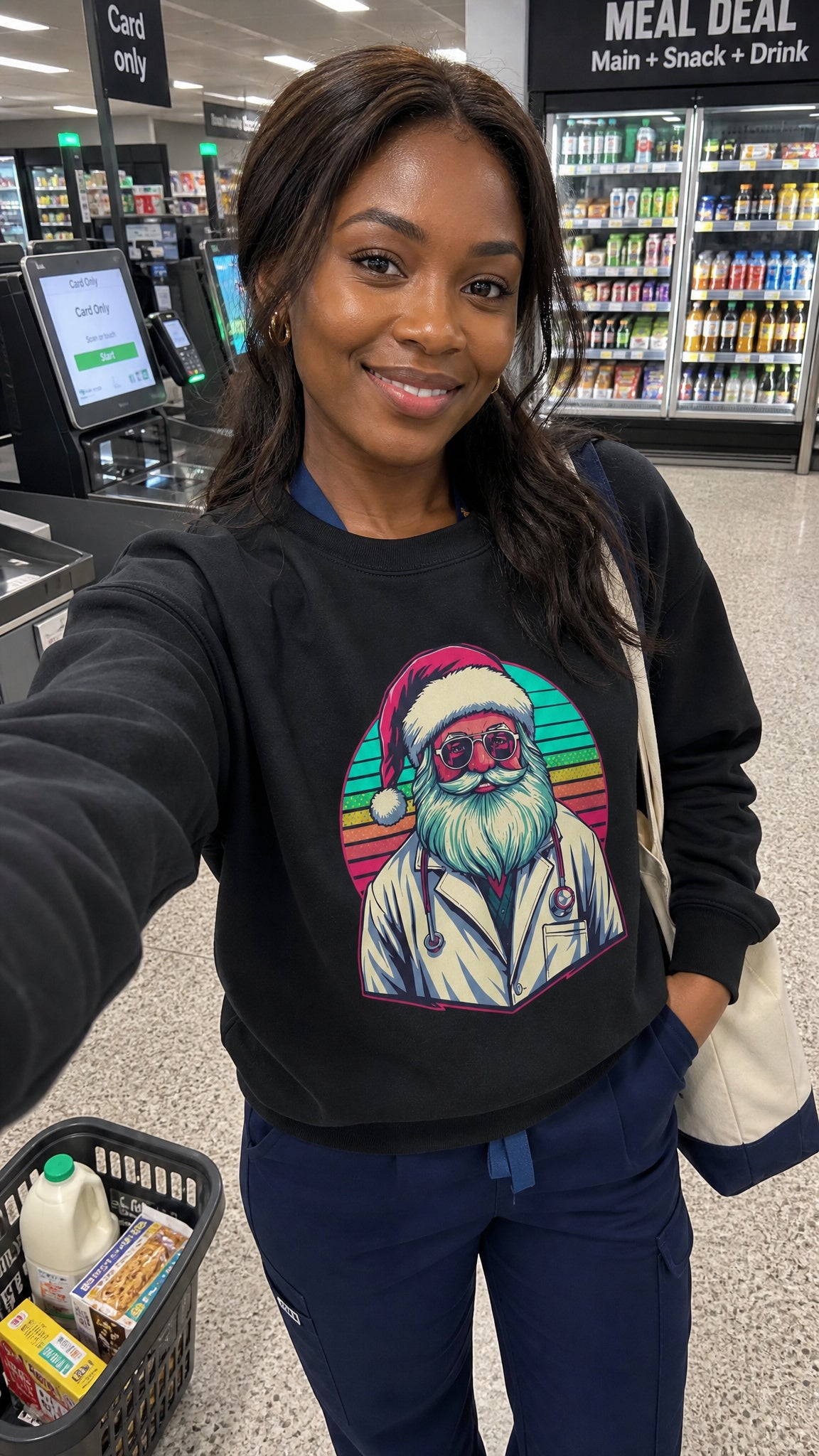 Doctor Santa Retro Sweatshirt