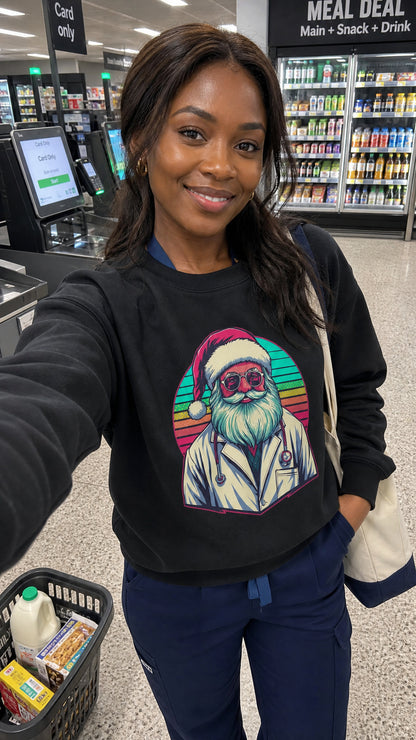 Doctor Santa Retro Sweatshirt