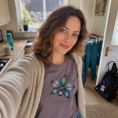 Achromobacter-Inspired Floral Art T Shirt
