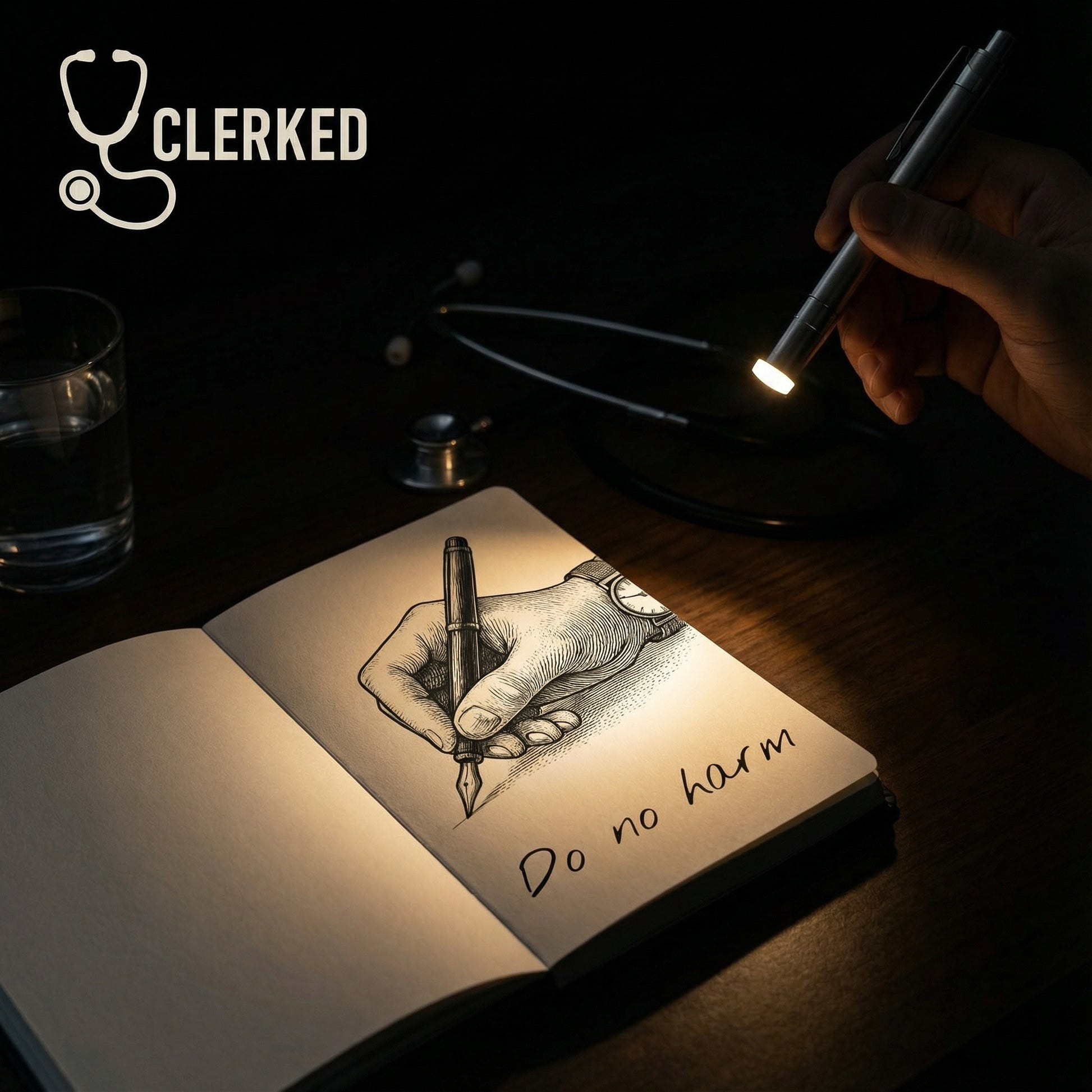 Do No Harm A5 Notebook art of medicine professional diary