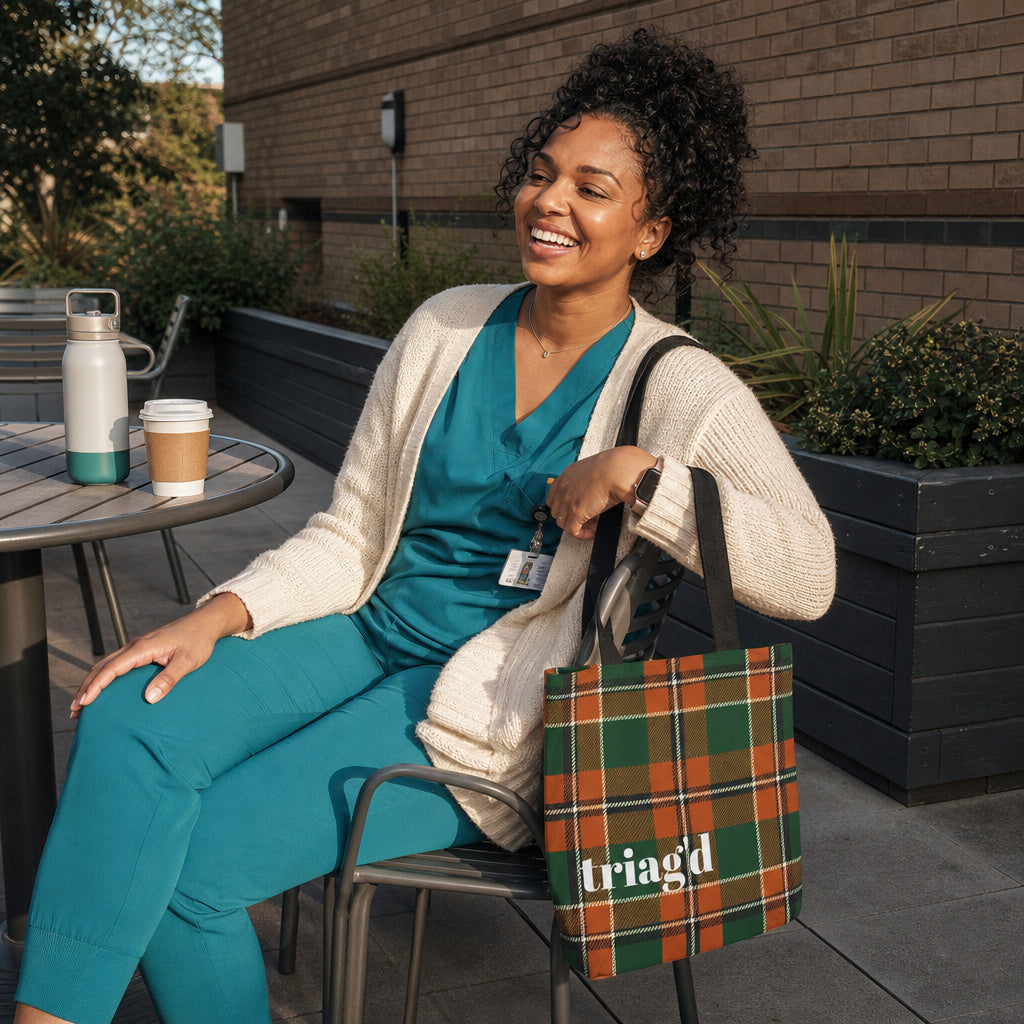Triag'd Tartan Nurse Tote