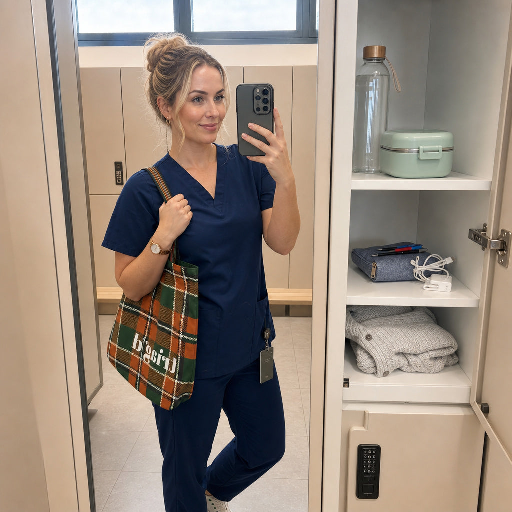 Triag'd Tartan Nurse Tote