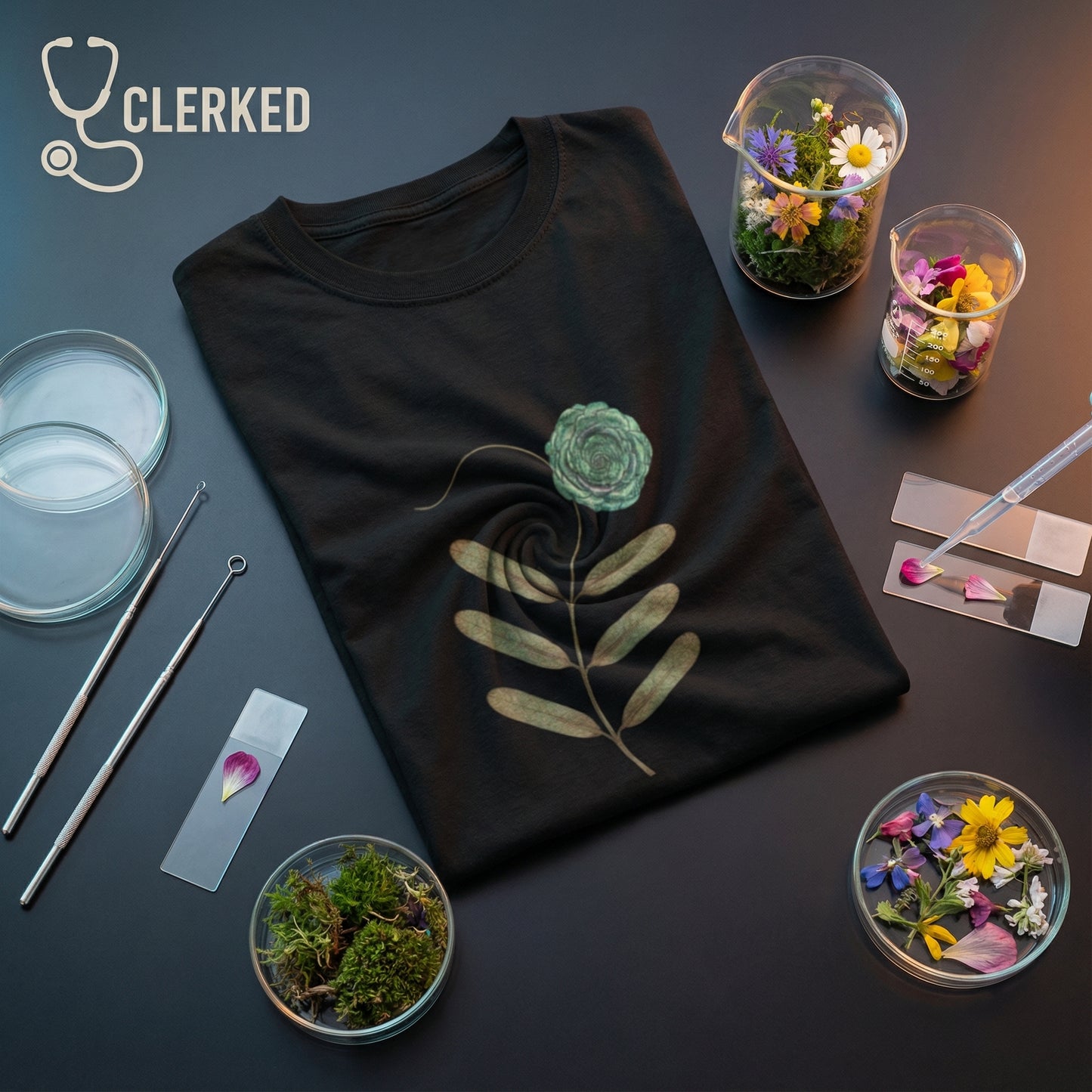 Pseudomonas Botanical Tee Art of Medicine apparel 19