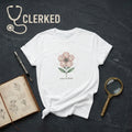 Botanical Science in Bloom Flower Tee Vintage Floral Medical Illustration