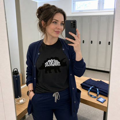 Doctorsaurus Triceratops Unisex Tee