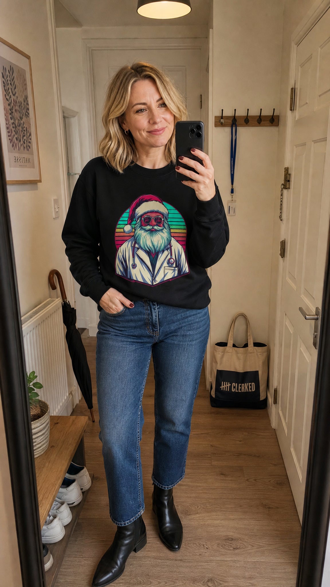 Doctor Santa Retro Sweatshirt