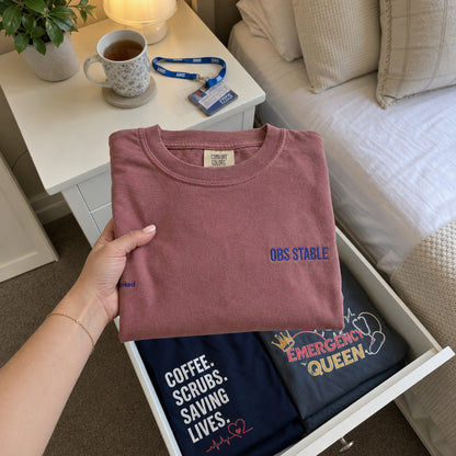 OBS Stable Embroidered T-Shirt