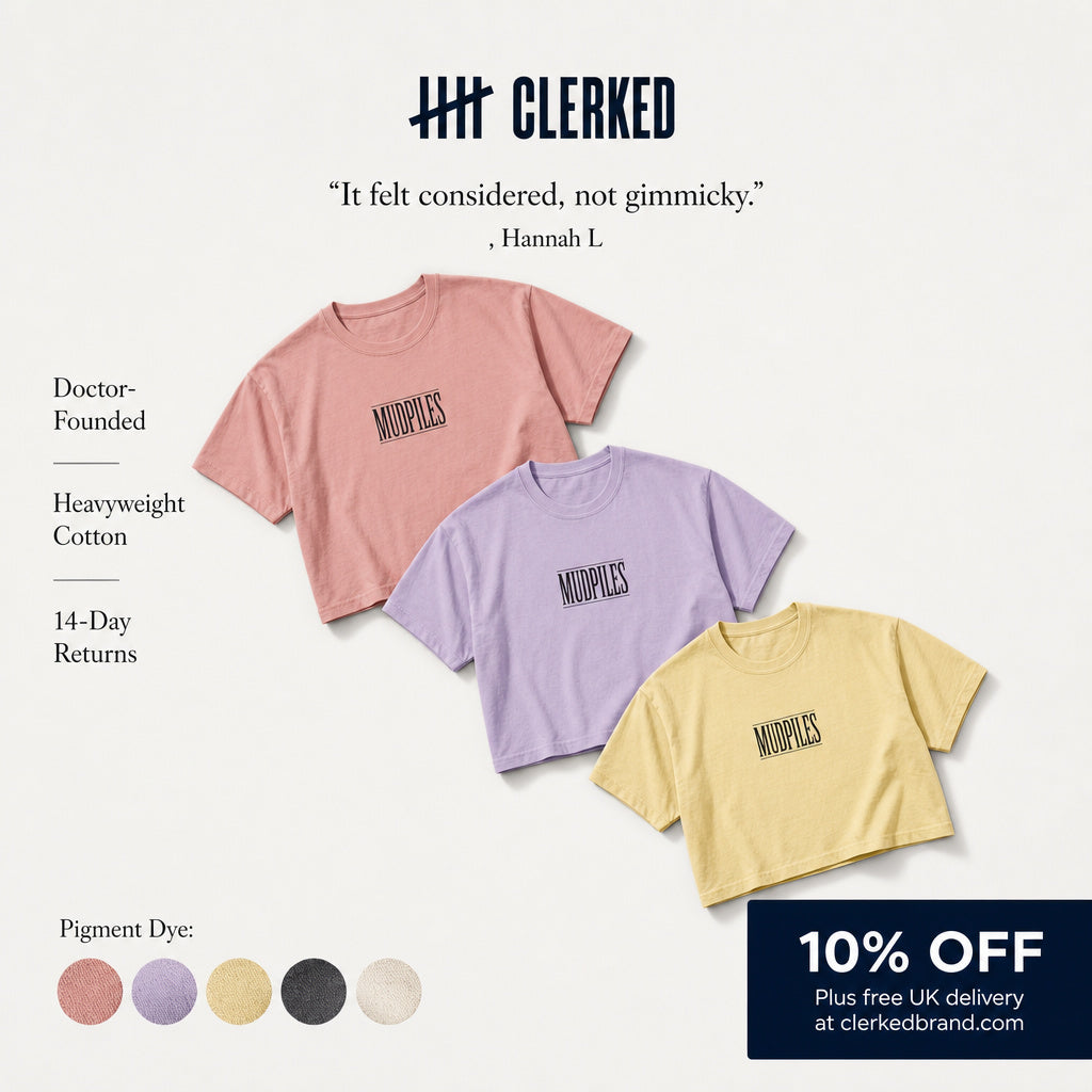 Mudpiles Cropped  T-Shirt or The Anion Gap Tee