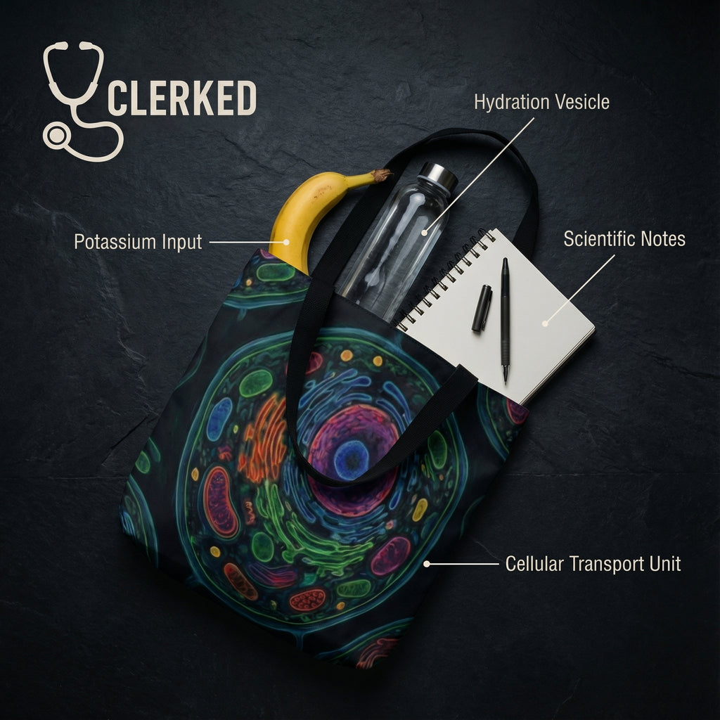 Cell Section Canvas Tote Bag Art of Medicine bag