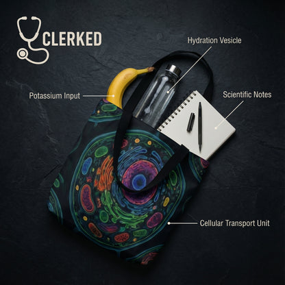 Cell Section Canvas Tote Bag Art of Medicine bag